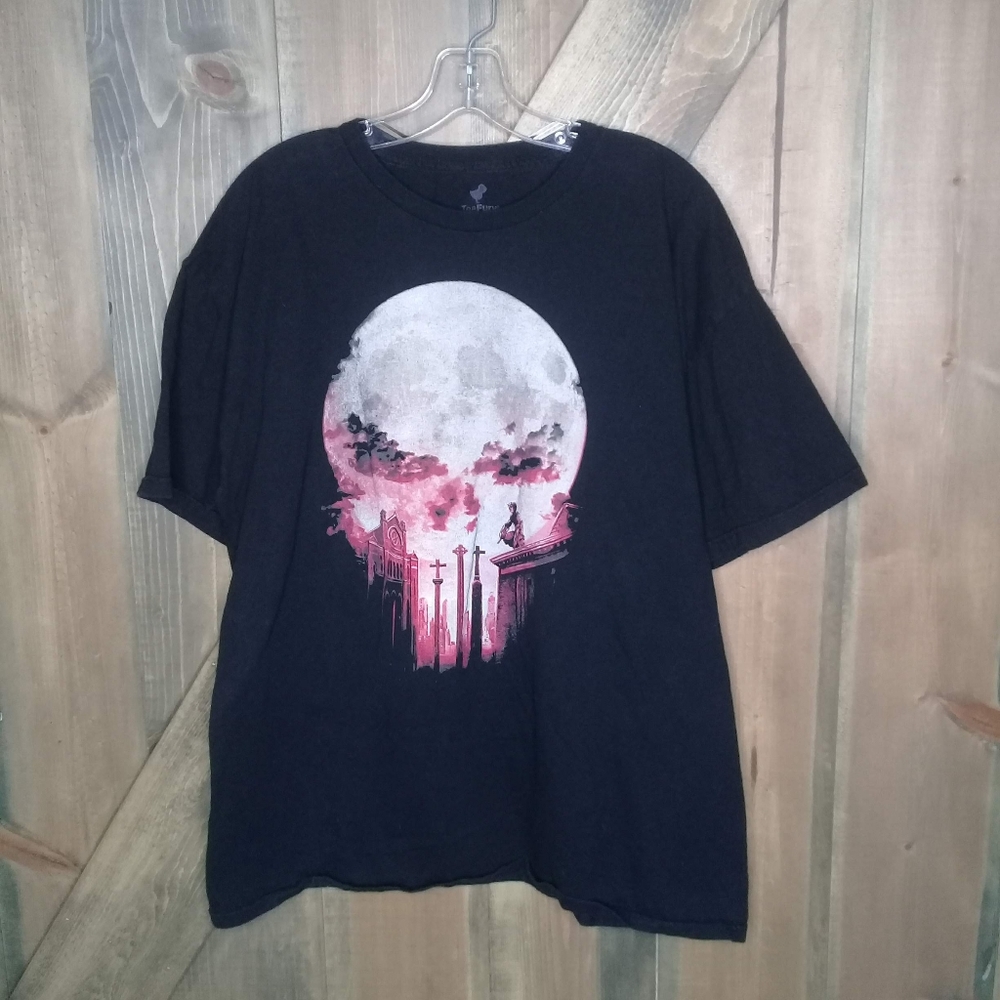 Black Graphic Tee The Devil's Punishment Punisher Tee Fury XLarge
